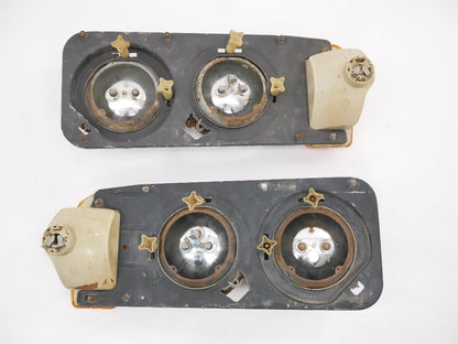 Headlight Head Light Lamp & Turn Signal Set 75-77 VW Scirocco MK1 Early Genuine