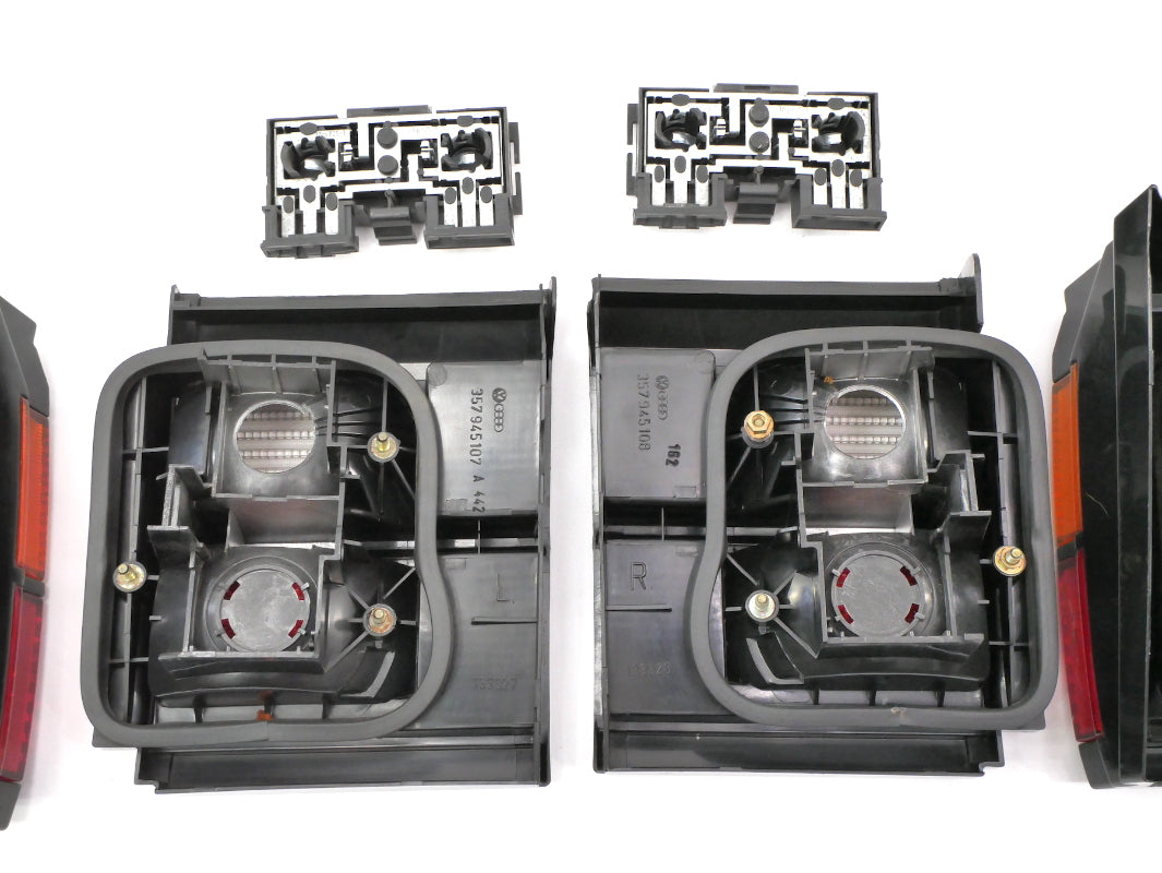 Taillight Tail Light Lamp Set 90-94 VW Passat B3 Sedan - Genuine Hella OEM