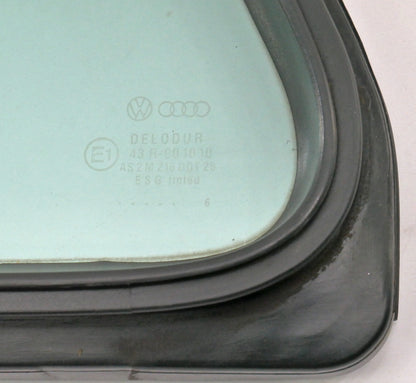 LH Rear Quarter Side Window Door Exterior Glass 85-92 VW Jetta Golf MK2 4 Door ~