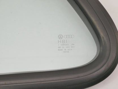 LH Rear Side Window Quarter Glass & Seal 85-92 VW Golf GTI 2 Door Mk2 ~ Genuine