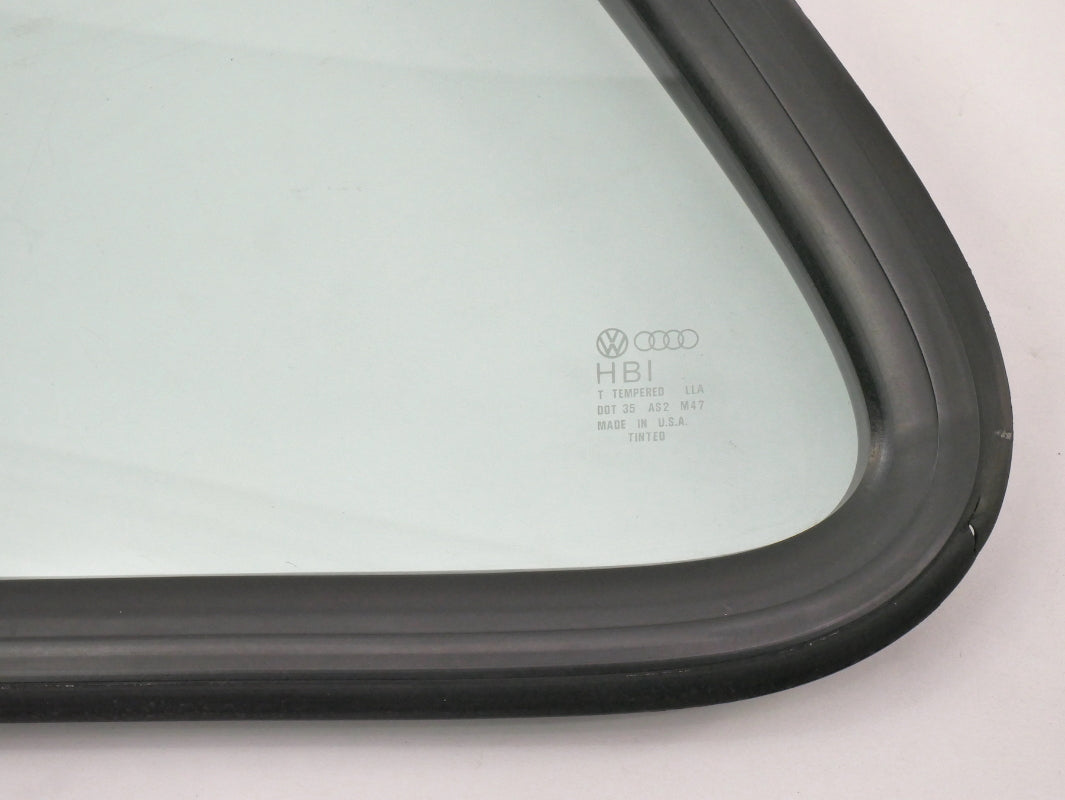 LH Rear Side Window Quarter Glass & Seal 85-92 VW Golf GTI 2 Door Mk2 Genuine
