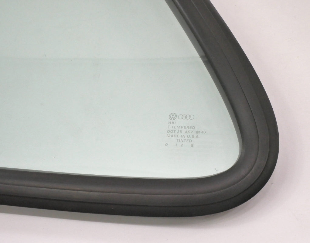 LH Rear Side Window Quarter Glass & Seal 85-92 VW Golf GTI 2 Door Mk2 . Genuine