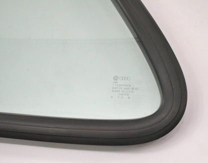 LH Rear Side Window Quarter Glass & Seal 85-92 VW Golf GTI 2 Door Mk2 . Genuine