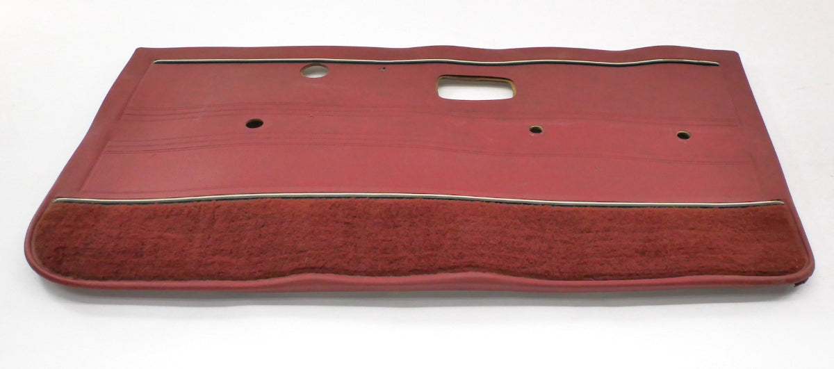 RH Front Interior Door Card Panel 75-84 VW Rabbit MK1 4DR  - Genuine - Red