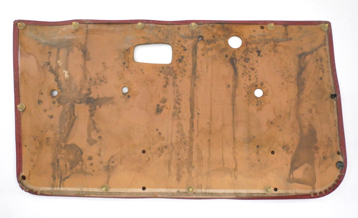 RH Front Interior Door Card Panel 75-84 VW Rabbit MK1 4DR  - Genuine - Red