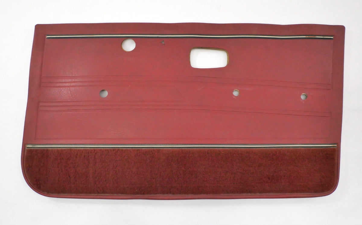 RH Front Interior Door Card Panel 75-84 VW Rabbit MK1 4DR  - Genuine - Red
