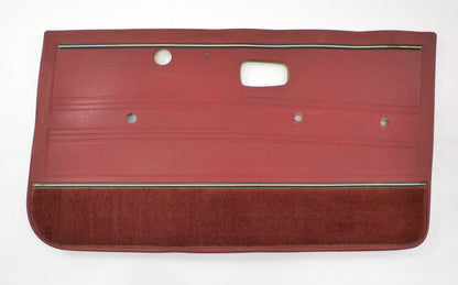 RH Front Interior Door Card Panel 75-84 VW Rabbit MK1 4DR  - Genuine - Red