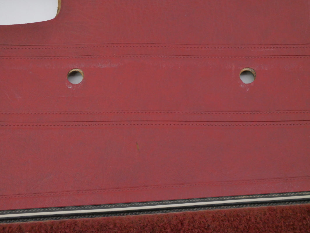 RH Front Interior Door Card Panel 75-84 VW Rabbit MK1 4DR  - Genuine - Red