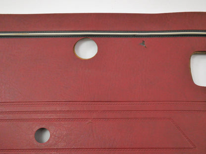 RH Front Interior Door Card Panel 75-84 VW Rabbit MK1 4DR  - Genuine - Red