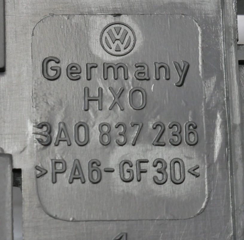 RH Interior Door Handle Pull Mount 95-97 VW Passat B4 Black - OEM - 3A0 837 236