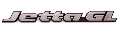 Trunk Emblem Rear Badge Logo 85-92 VW Jetta GL MK2 - Genuine OEM - 165 853 687 P