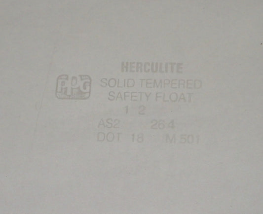 LH Front Window Door Exterior Glass 75-84 VW Rabbit GTI Jetta MK1 2 DR - Genuine