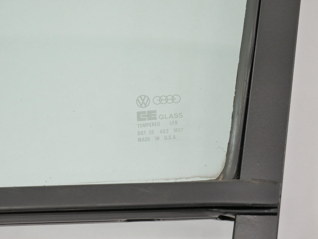 Quarter Corner Window Glass Non Vented 75-84 VW Rabbit Jetta MK1 Cabriolet . OEM
