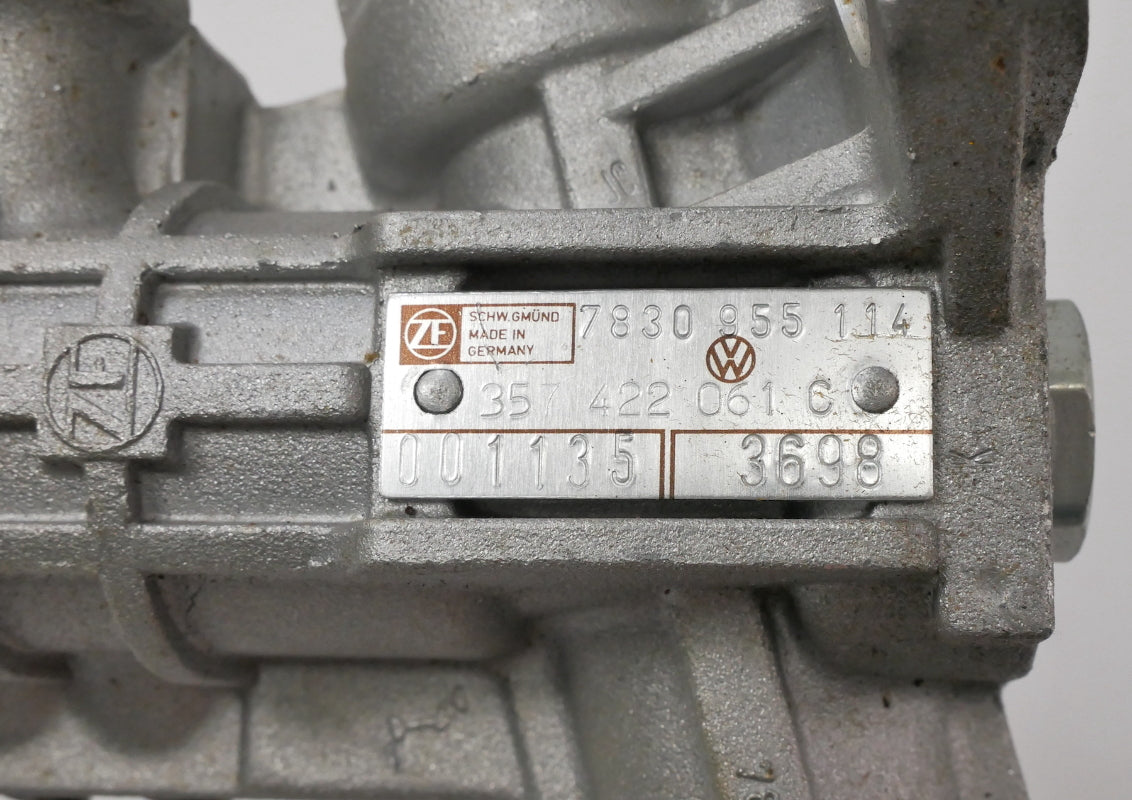 ZF Reman'd Power Steering Gear Rack 90-92 VW Passat B3 16V - OEM - 357 422 061 C