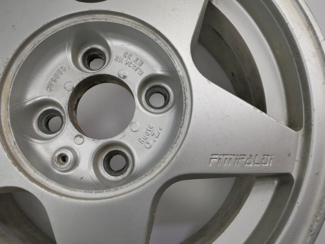 Vintage O.Z. Fittipaldi 14" x 6" Alloy Wheel Rim VW Jetta Golf GTI MK1 MK2 4x100
