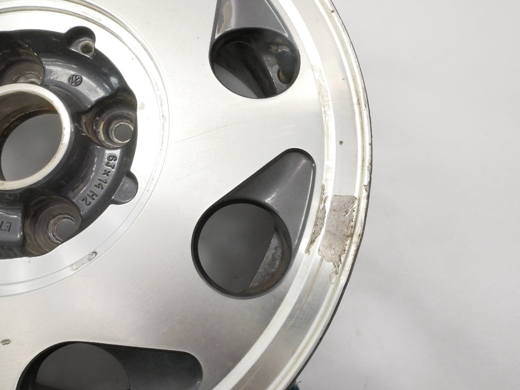 14" Tear Drop Alloy Wheel Rim VW Jetta GLI Golf GTI MK2 4x100 - 321 601 025 N