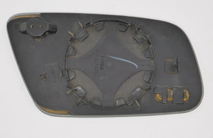 LH Exterior Side View Mirror Glass 99-02 Audi A4 S4 B5 - Genuine - 8D0 857 535 C