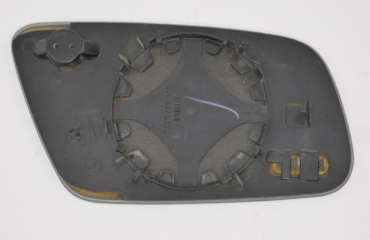 LH Exterior Side View Mirror Glass 99-02 Audi A4 S4 B5 - Genuine - 8D0 857 535 C