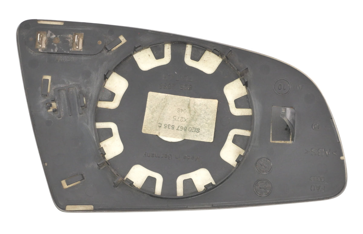 LH Side View Exterior Door Mirror Glass 02-08 Audi A4 B6 B7 OEM - 8E0 857 535 C