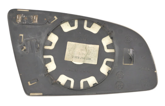 LH Side View Exterior Door Mirror Glass 02-08 Audi A4 B6 B7 OEM - 8E0 857 535 C