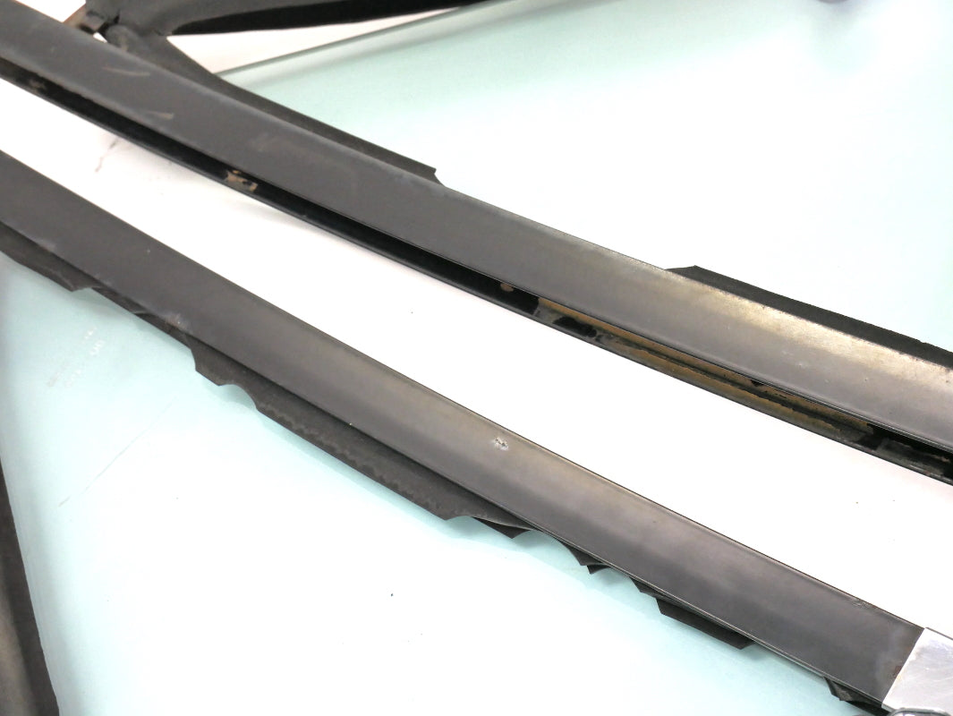 Bolt Thru Vent Quarter Window Glass 80-93 VW Rabbit Convertible Cabriolet MK1 -