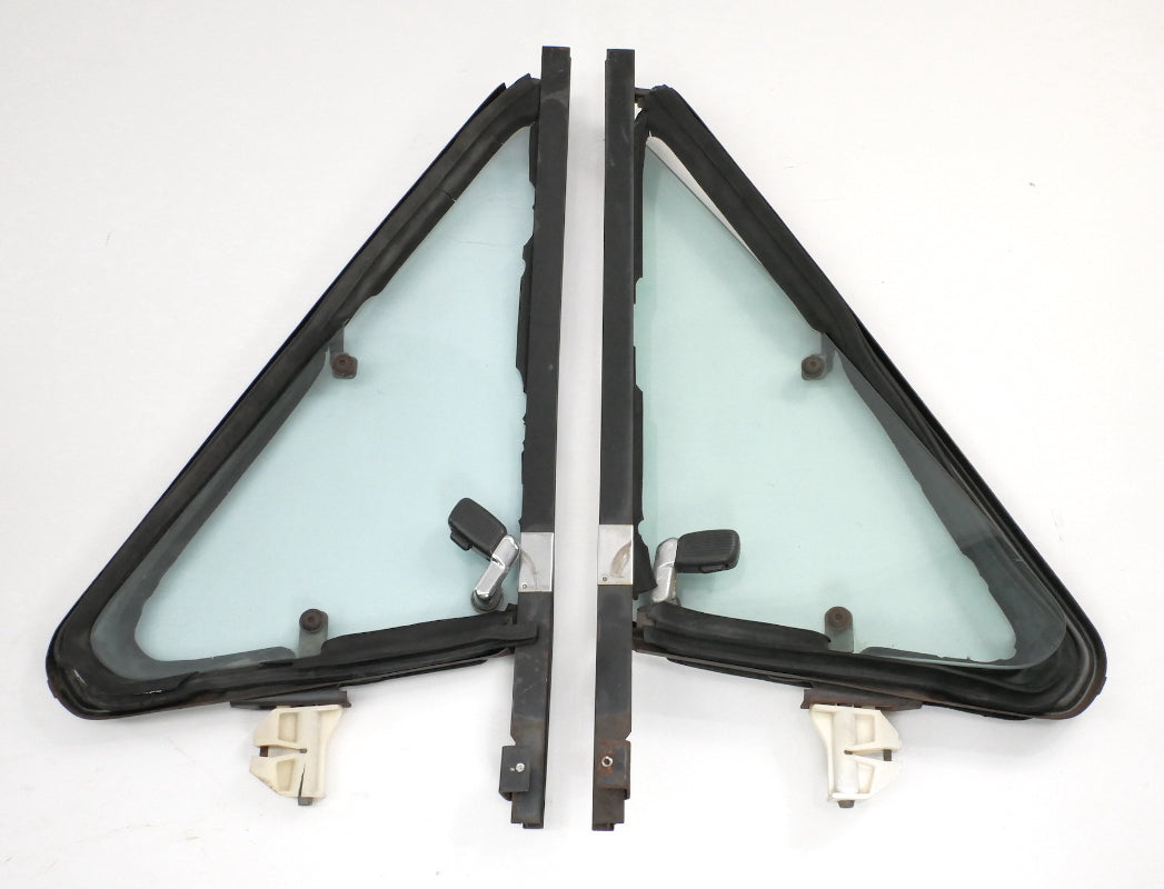 Bolt Thru Vent Quarter Window Glass 80-93 VW Rabbit Convertible Cabriolet MK1 -