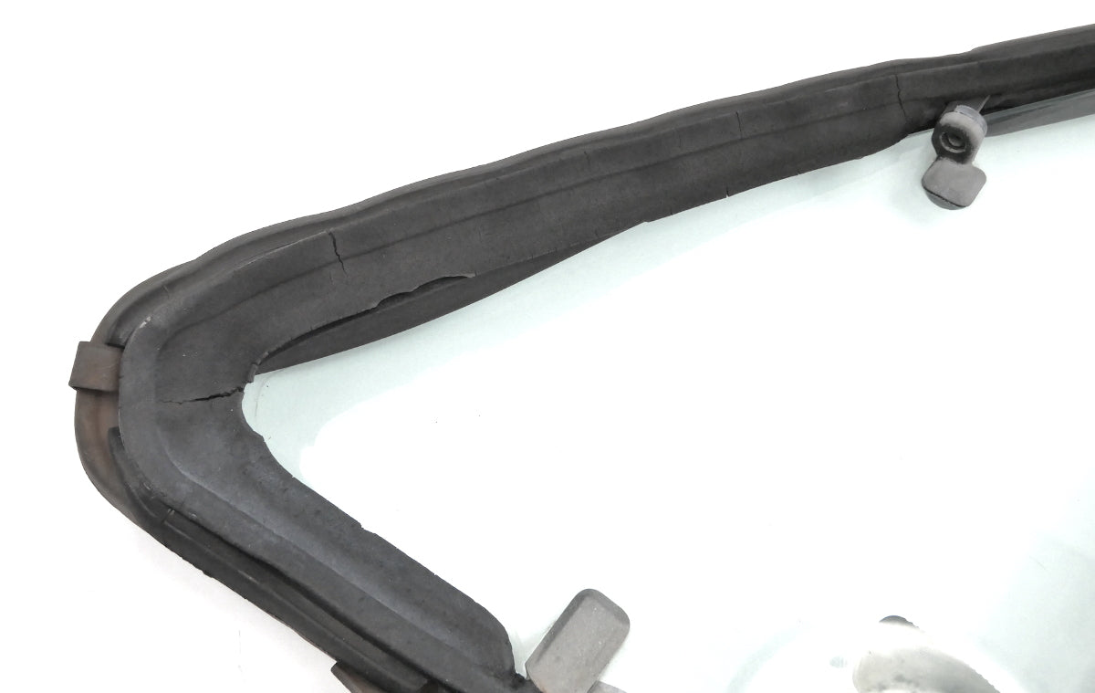 Bolt Thru Vent Quarter Window Glass 80-93 VW Rabbit Convertible Cabriolet MK1 -
