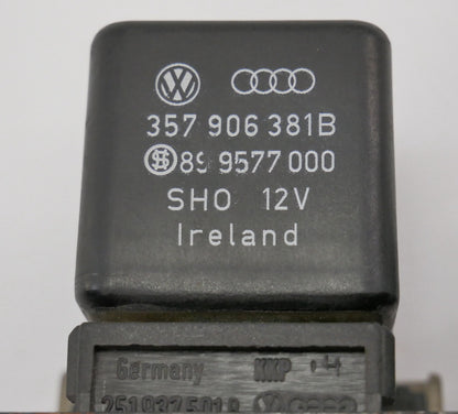 Fan Relay # 111 & Bracket VW Jetta Golf Cabrio MK3 Passat - OEM - 357 906 381 B