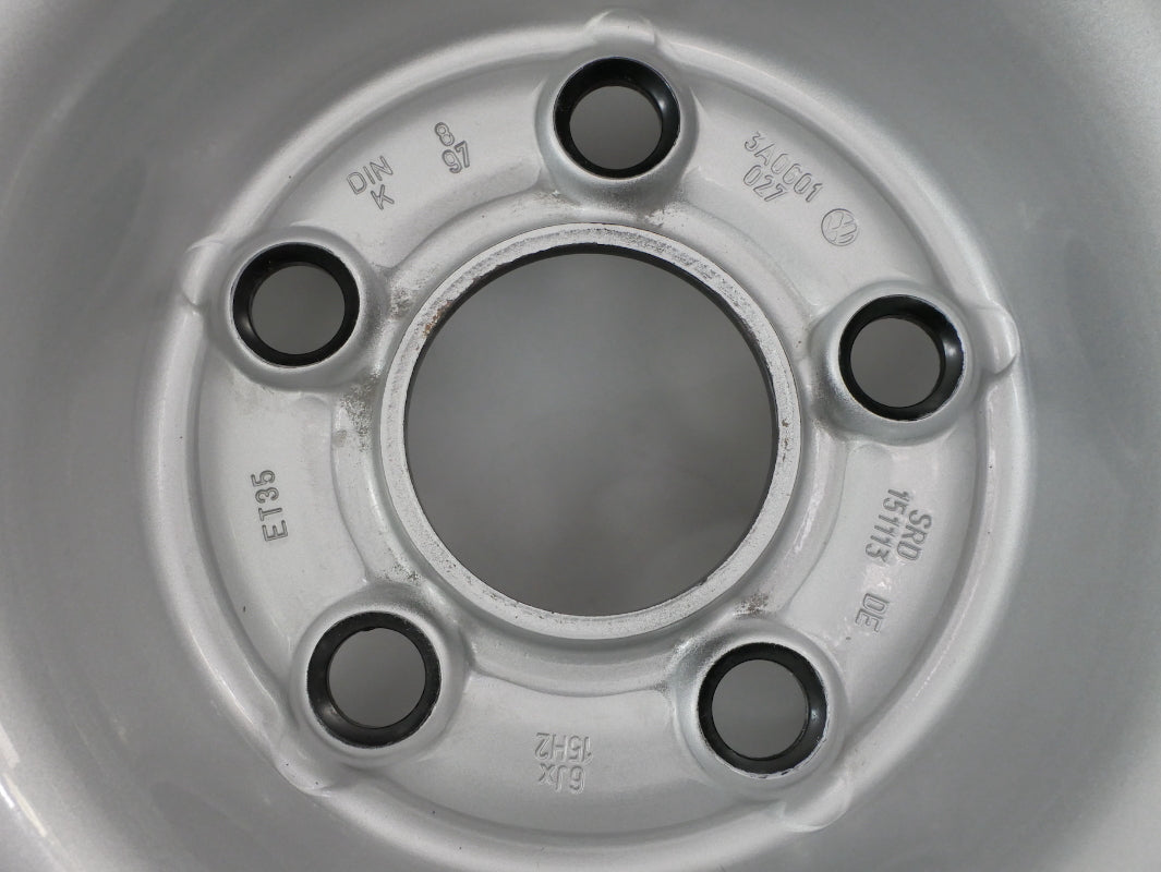 NOS 15" Steel Wheel Rim Set 5x100 93-05 VW Jetta GLX GTI MK3 Corrado 3A0 601 027