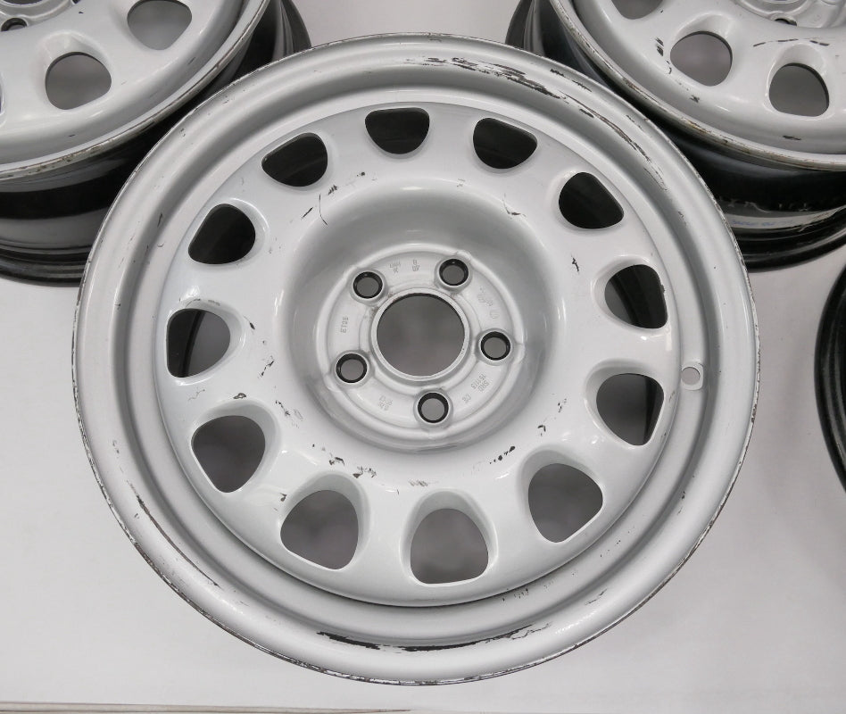 NOS 15" Steel Wheel Rim Set 5x100 93-05 VW Jetta GLX GTI MK3 Corrado 3A0 601 027