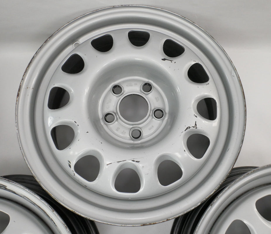 NOS 15" Steel Wheel Rim Set 5x100 93-05 VW Jetta GLX GTI MK3 Corrado 3A0 601 027