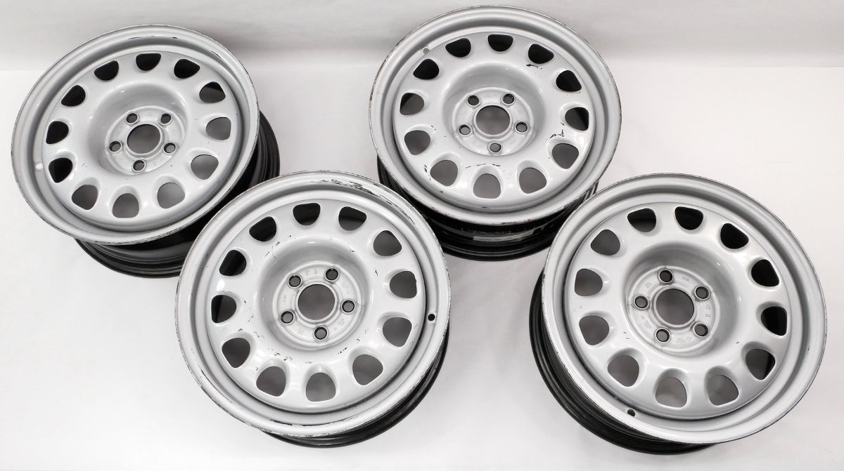 NOS 15" Steel Wheel Rim Set 5x100 93-05 VW Jetta GLX GTI MK3 Corrado 3A0 601 027