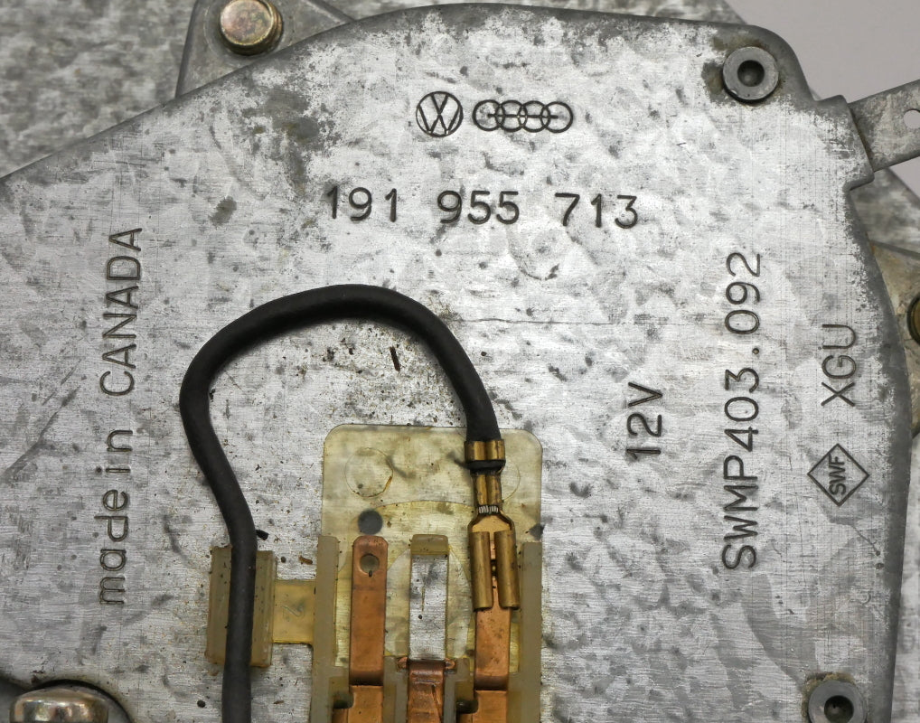 Rear Hatch Wiper Motor 85-92 VW Golf GTI Mk2 - Genuine - 191 955 713