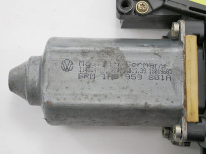 LH Front Power Window Motor 93-99 VW Jetta GTI Mk3 - Genuine - 1H0 959 801 A
