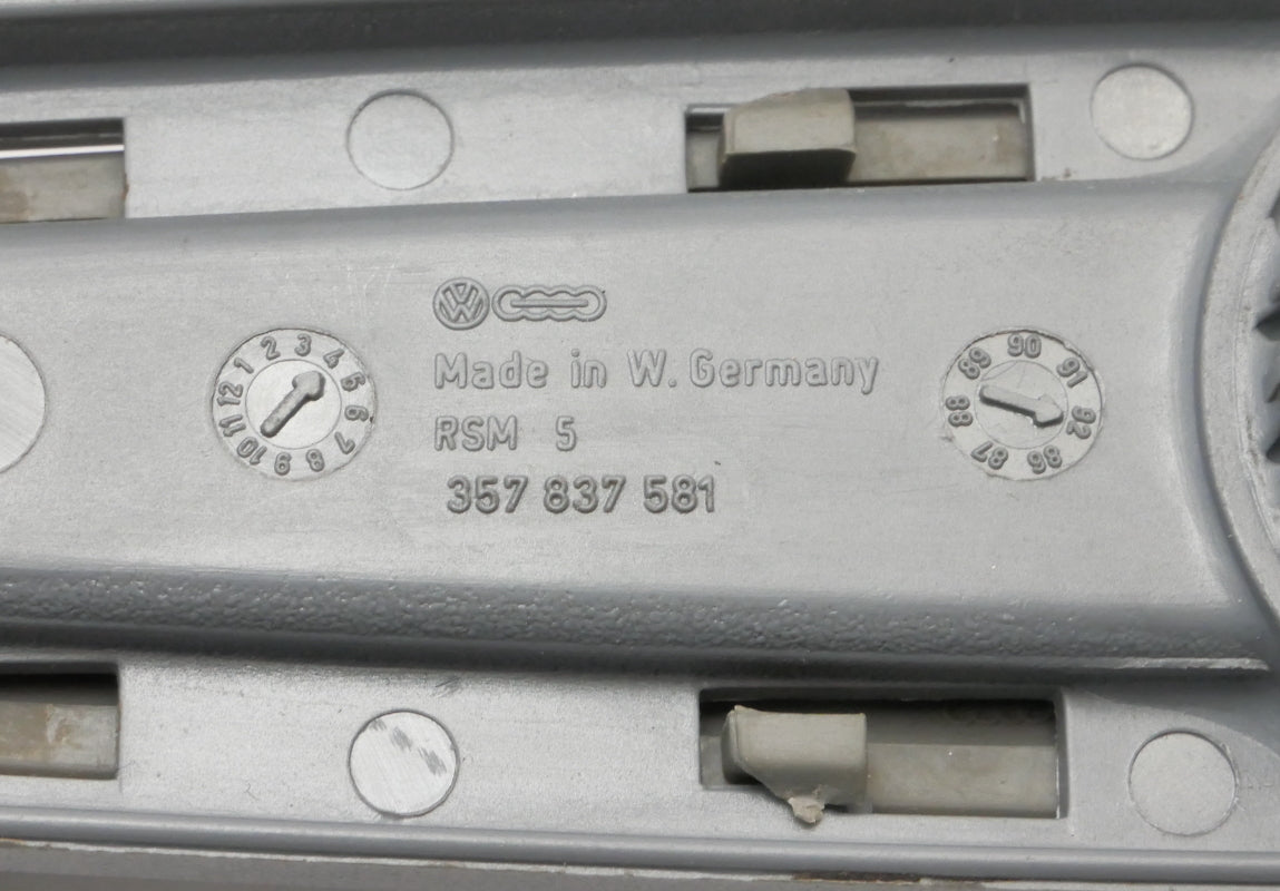 Window Crank Handle Roller 90-94 VW Passat B3 Grey - Genuine - 357 837 581