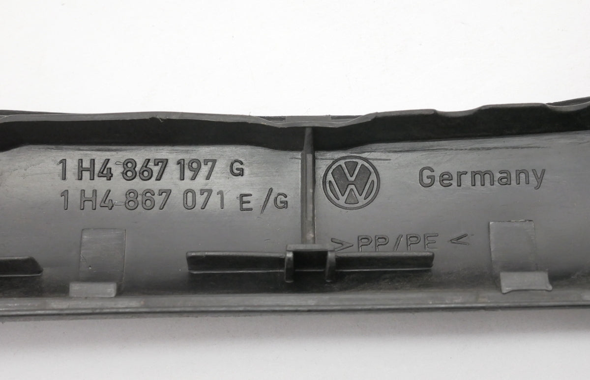 LH Rear Interior Door Pull Handle Trim 96-99 VW Jetta Golf MK3 - 1H4 867 197 G