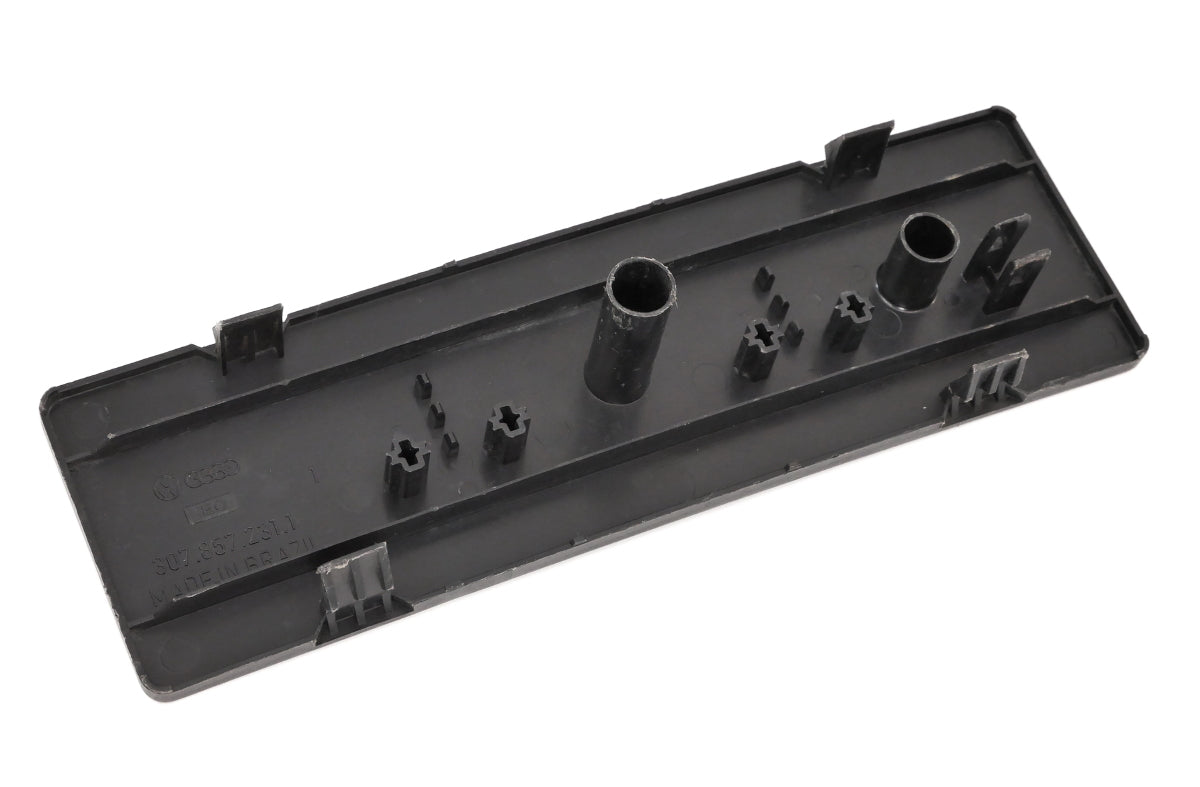 Radio Blank Delete Block Off Dash Trim Panel 87-93 VW Fox - OEM - 307 857 321 1