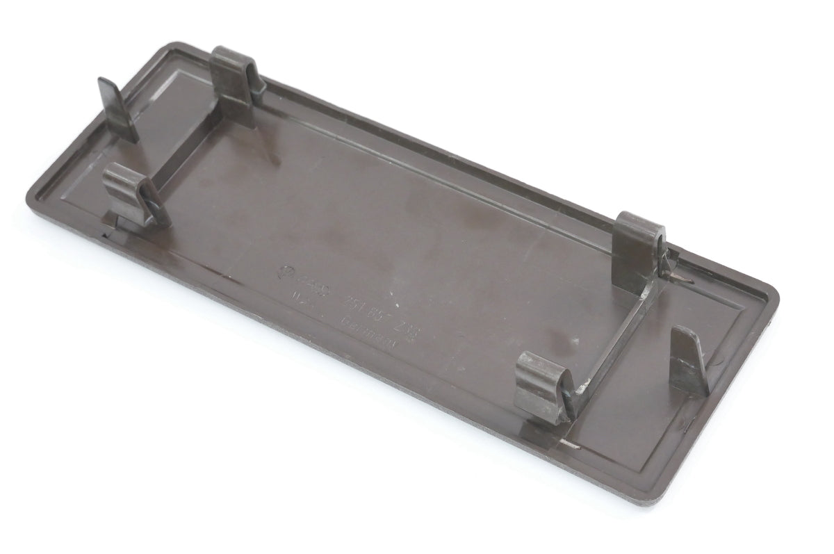 Radio Blank Delete Block Off Plate Trim 80-91 VW Vanagon T3 - OEM - 251 857 233