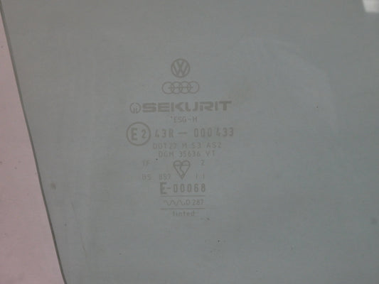 LH Rear Quarter Window Side Exterior Glass 82-88 VW Scirocco MK2 ~ Genuine ~
