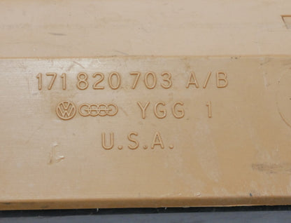 Center Dash Air Vent 75-80 VW Rabbit MK1 - Peanut Butter Brown - 171 820 703 A/B