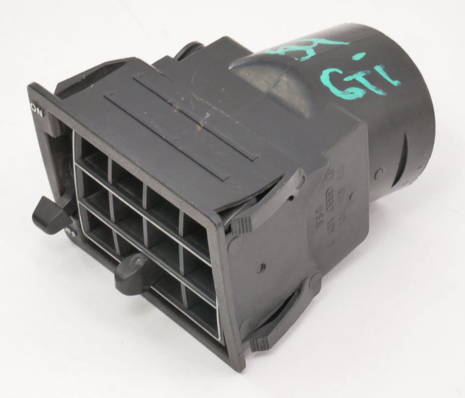 Outer Dash Air Vent 81-84 VW Rabbit GTI MK1 Black - Genuine - 175 819 701 D