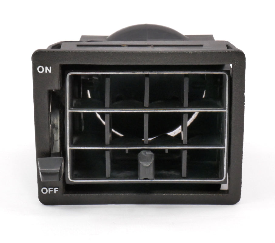 Outer Dash Air Vent 81-84 VW Rabbit GTI MK1 Black - Genuine - 175 819 701 D
