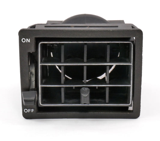 Outer Dash Air Vent 81-84 VW Rabbit GTI MK1 Black - Genuine - 175 819 701 D
