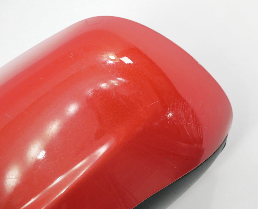 LH Manual Side View Exterior Door Mirror 99-01 VW Jetta Golf MK4 LC3X Red - OEM