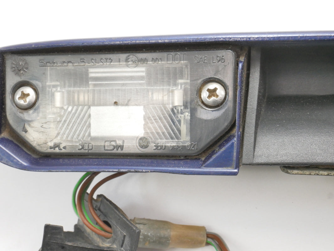 Trunk License Plate Light Lamp Panel 98-01 VW Passat B5 LB5N Blue 3B0 827 565 B