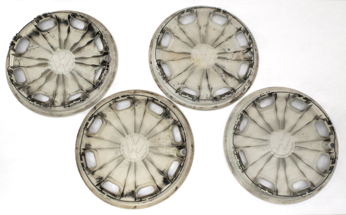 Genuine Hub Cap Wheel Cover Set 14" 93-99 VW Jetta Golf Cabrio MK3 . 1HM 601 147