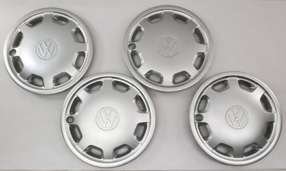 Genuine Hub Cap Wheel Cover Set 14" 93-99 VW Jetta Golf Cabrio MK3 . 1HM 601 147