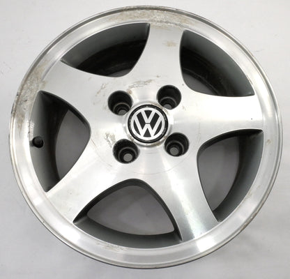 14" Alloy Wheel Rim 96-99 VW Jetta Golf GTI Cabrio MK3 4x100 OEM - 1HM 601 025 H