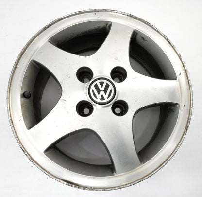 14" Alloy Wheel Rim 96-99 VW Jetta Golf GTI Cabrio MK3 4x100 OEM ~ 1HM 601 025 H