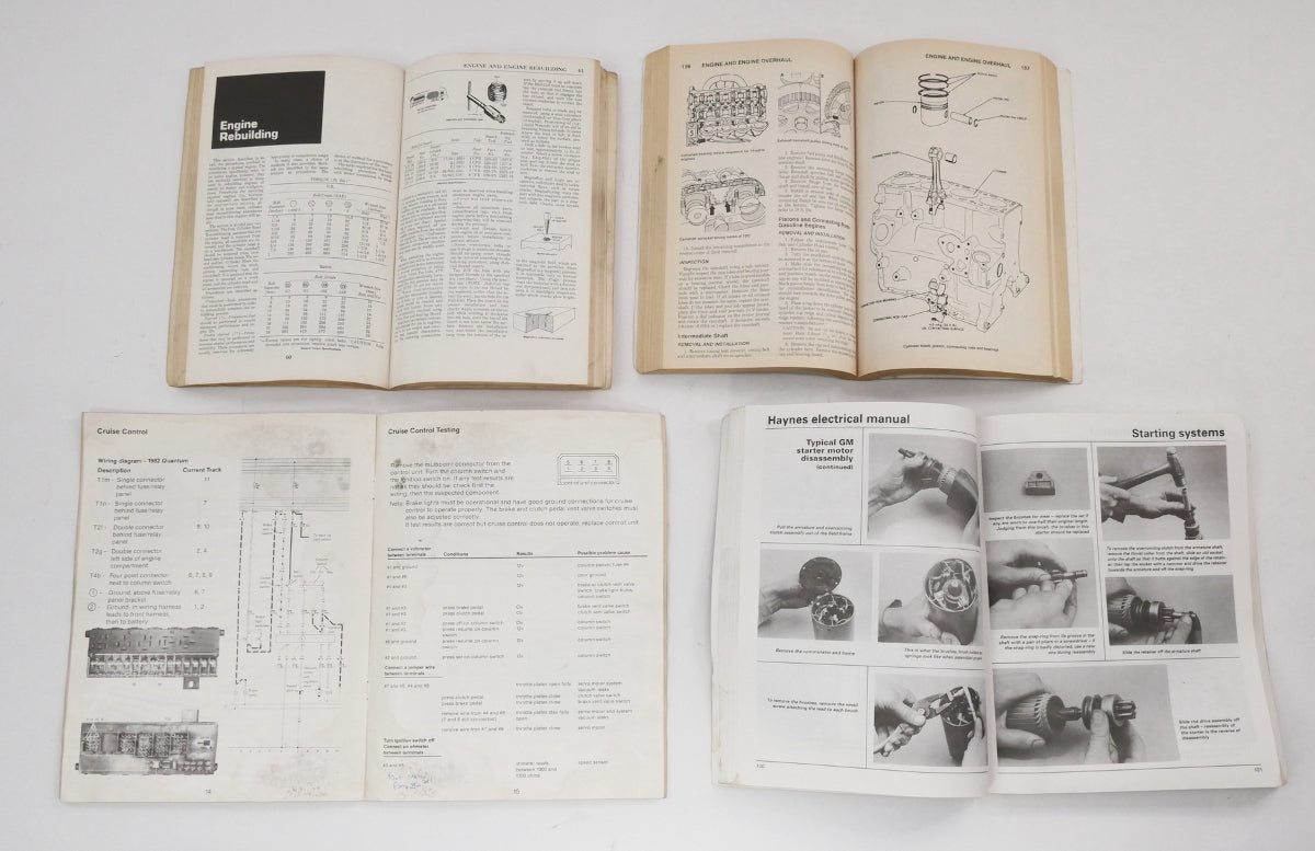 Official Bentley Repair Service Manual Book & More VW Rabbit Jetta Scirocco MK1